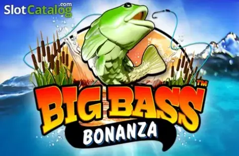 Wędkarz z dużym bassem, slot rybny